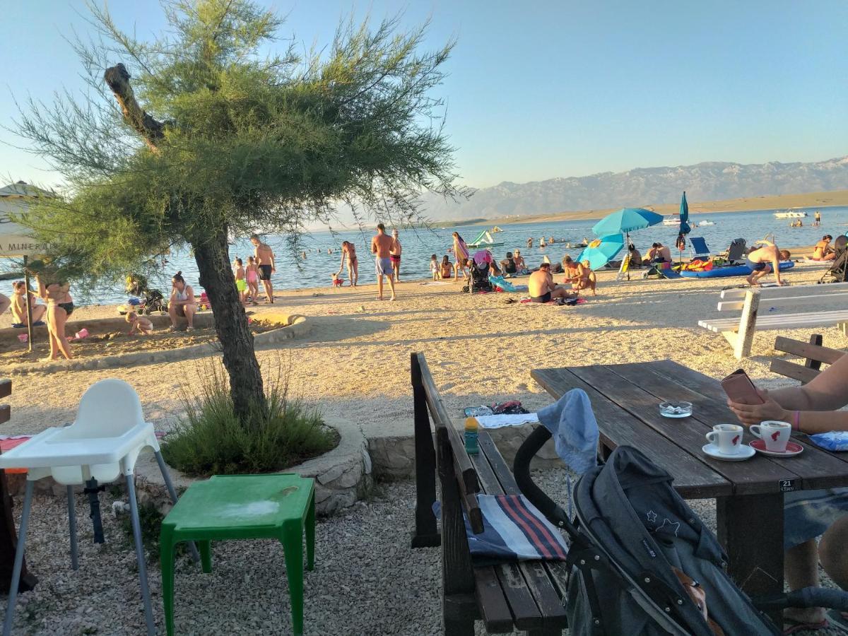 Familien Ferienhaus Vir Croatia 150M Strand Restaurant Einkaufen Dış mekan fotoğraf