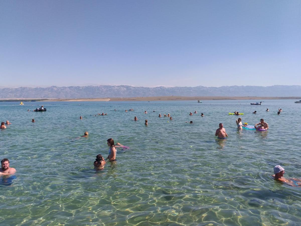 Familien Ferienhaus Vir Croatia 150M Strand Restaurant Einkaufen Dış mekan fotoğraf